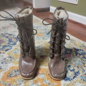 Kors Sherpa Booties Size 6.5